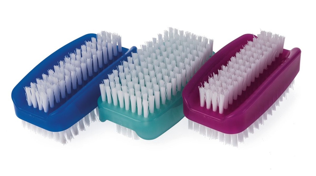 Nail Brush Blue/Pink/Green Assorted