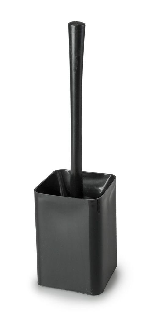 Spectrum Toilet Brush & Holder Black Square