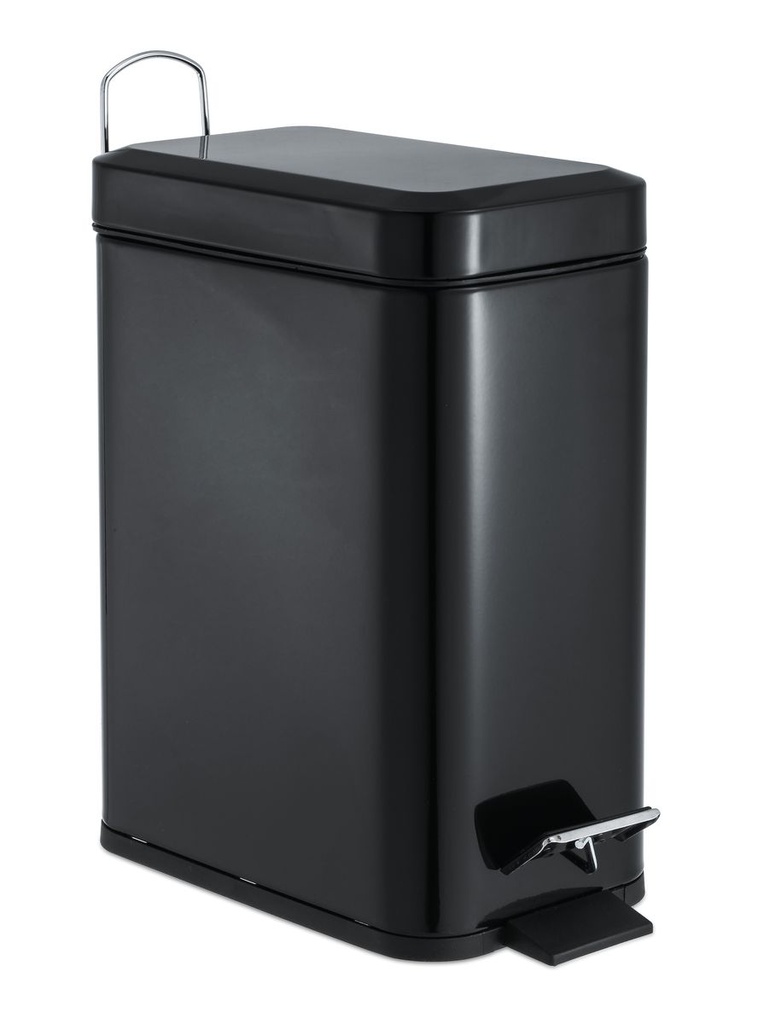 Axus Rectangle Pedal Bin 5L Black**