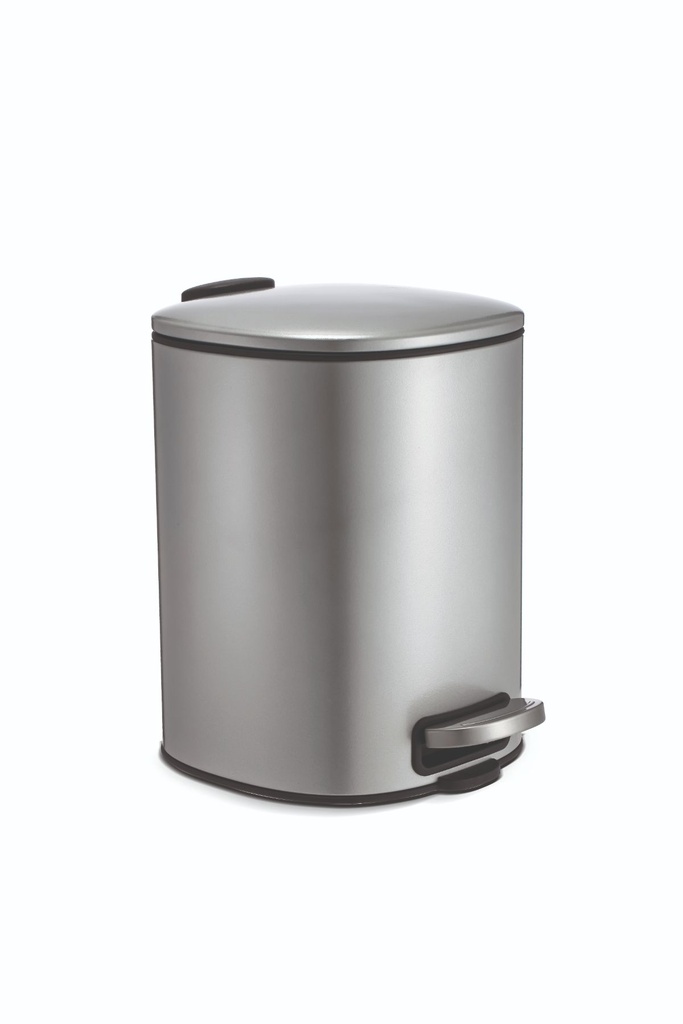 Santorini 3L Pedal Bin Silver
