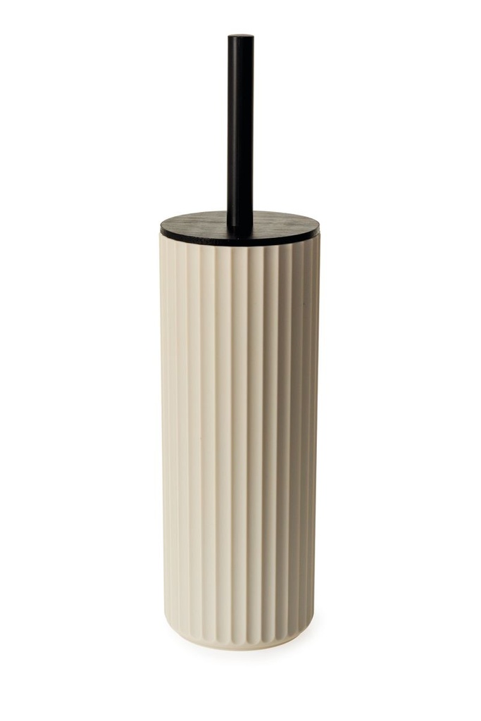 Berkeley Toilet Brush - Almond W/Bamboo Lid