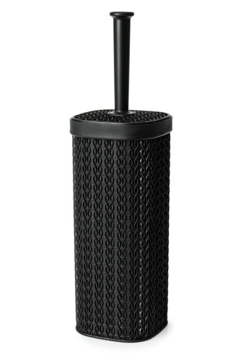 [BA6200BK] Lace Design Toilet Brush Plastic Black*