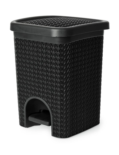 [BA6201BK] Lace Design 5L Pedal Bin Black*