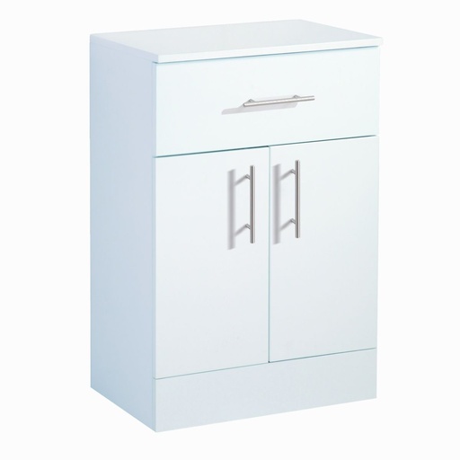 [BF1003] Canterbury Floor Cabinet Single Drawer High Gloss White**