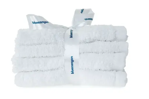 [FC4/WH] 4 Pack Face Cloth White