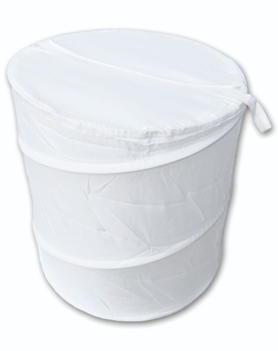[LB300WH] Pop Up Hamper - White Polyester