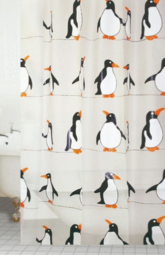 [SC409] Peva Shower Curtain Penguin