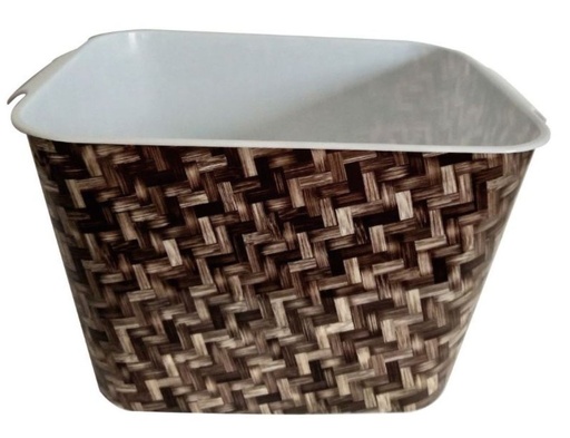 [ST1900] Plastic Storage Box Wood Effect Design**