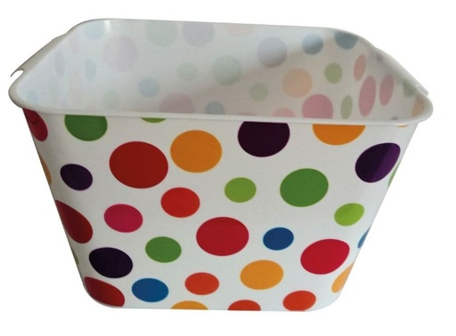 [ST1901] Plastic Storage Box Polka Dot Design**