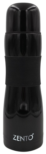 [13105] Silicone Grip Flask Black 500ml