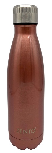 [13372] Classic SS Vacuum Water Bottle Metallic Rose Gold