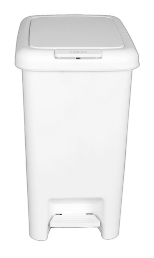 [14300] Fairmont 15L Double Opening Pedal Bin White