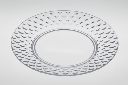 [15100] Capri 19cm Plate Clear**