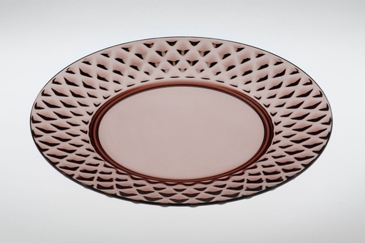 [15201] Florence 25cm Plate Purple*
