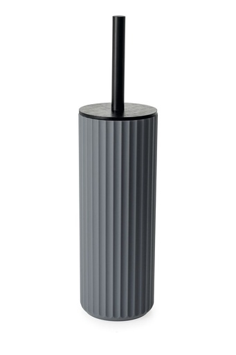 [BA2036GY] Berkeley Toilet Brush - Grey W/Bamboo Lid