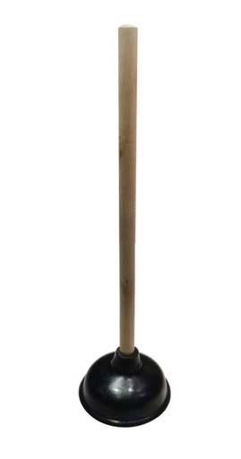 [BA3379] Wooden Handle Plunger