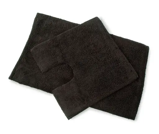 [105/BK] Premier 2 Pc Bath Set Black*