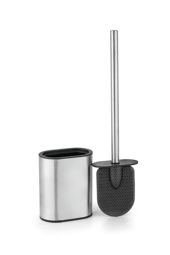 [BA8038] Oval S/S Toilet Brush Holder TPR Brush