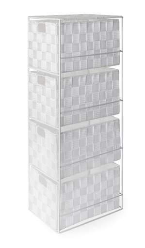 [BF141023WH] Madrid White Cabinet 4 Drawer