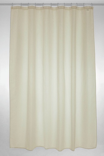 [SC300CR] Cream Polyester Shower Curtain 180x180cm