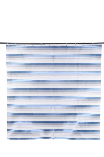 [SC430] Horizontal Stripe Shower Curtain Peva - 180x180cm