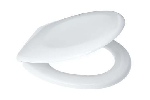 [TS100] Aston Duroplastic Toilet Seat White - 1.7KG Anti-Bact