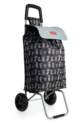 [12119] Charlie Dog 2 Wheel Shopping Trolley