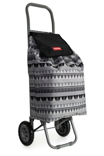 [12124] Phoenix 2 Wheel Shopping Trolley - Grey