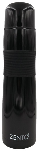 [13106] Silicone Grip Flask Black 1000ml**