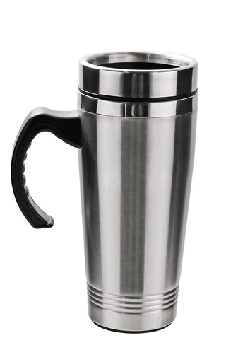 [13225] Travel Mug Double Wall with Handle 450ml