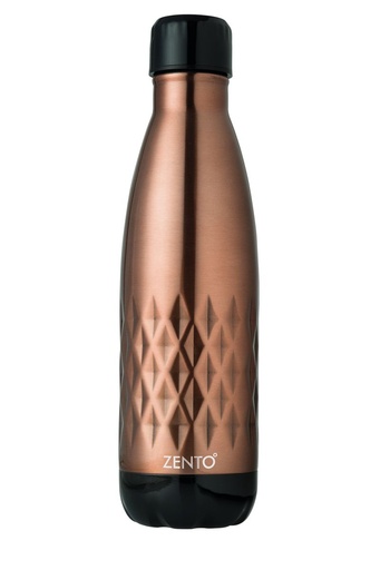 [13361] Diamond SS Vacuum Water Bottle 500ml Copper**