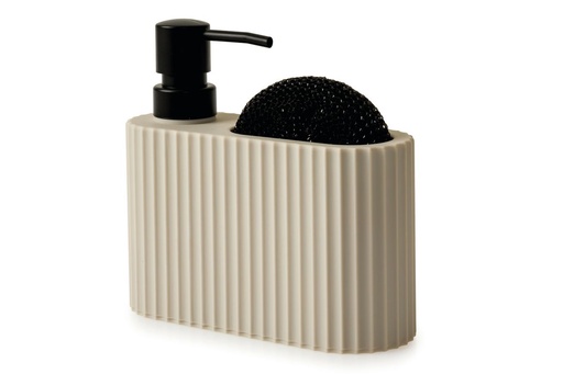 [17371] Berkeley Soap Dispenser & Holder Cream