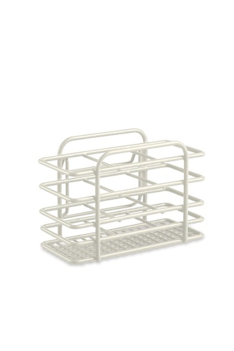 [17502] Wire Coated Cutlery Holder - Almond