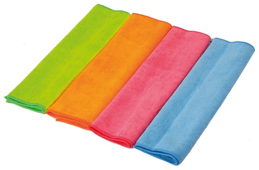 [20095] 4Pk Microfibre Cleaning Cloth