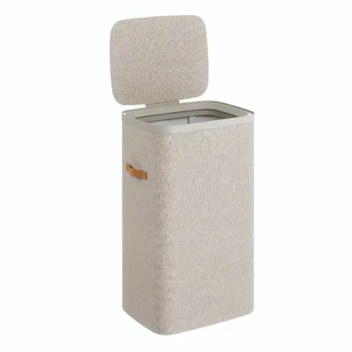 [LB0026BE] Single Laundry Basket - Beige
