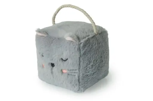 [DS043] Tia Cat Door Stop Square - Grey