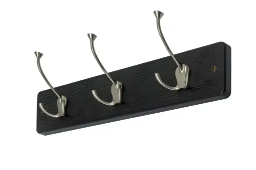 [HK2006/3] Girona Black MDF 3 Wall Hook