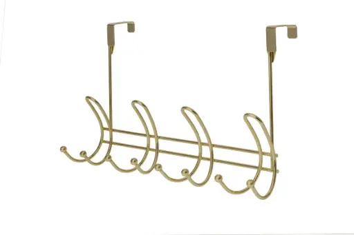 [HK3250/4] Cadiz 4 Over Door Hook - Satin Gold