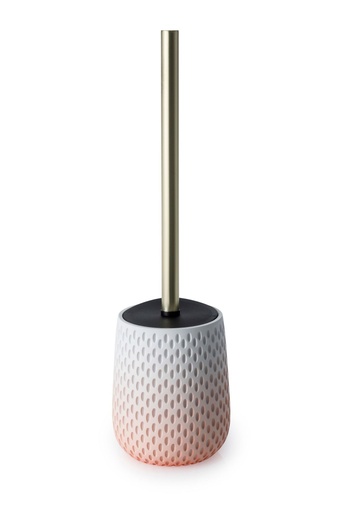 [BA0104] Milano Pink Toilet Brush & Holder