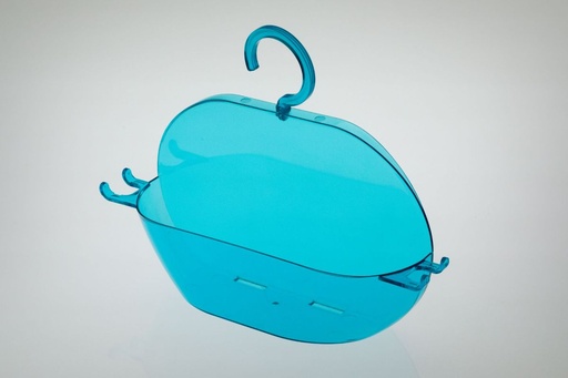 [BA0330] Hanging Plastic Shower Caddy Assorted - Cl/Bl/Bk**