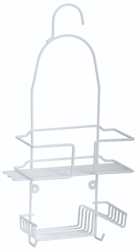 [BA0483P] Shower Caddy Plastic Coated White*