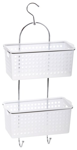 [BA0488] Shower Caddy Hanging Plastic Baskets
