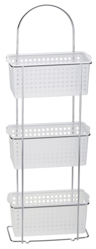 [BA0550] 3 Tier Standing Caddy Plastic Baskets