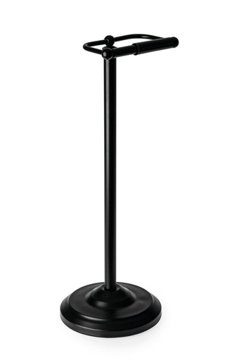 [BA0912] Toilet Roll Holder Freestanding - Black