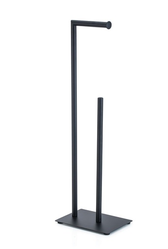[BA0916] Genoa Toilet Roll Holder & Spare - Black
