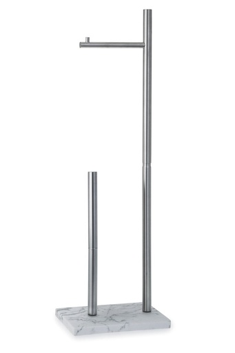 [BA0921] Vicenza Toilet Roll Holder & Spare - Chrome