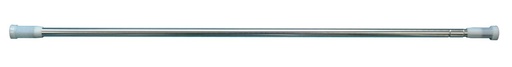 [BA1001CH] Shower Curtain Rod Chrome 140-260cm