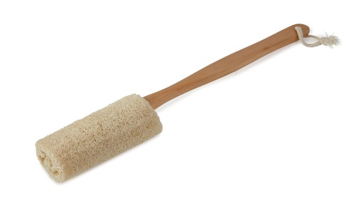 [BA12107] Wooden Handle & Loofah