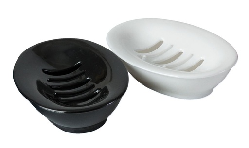 [BA1458BK] Spectrum Oval Soap Dish Black